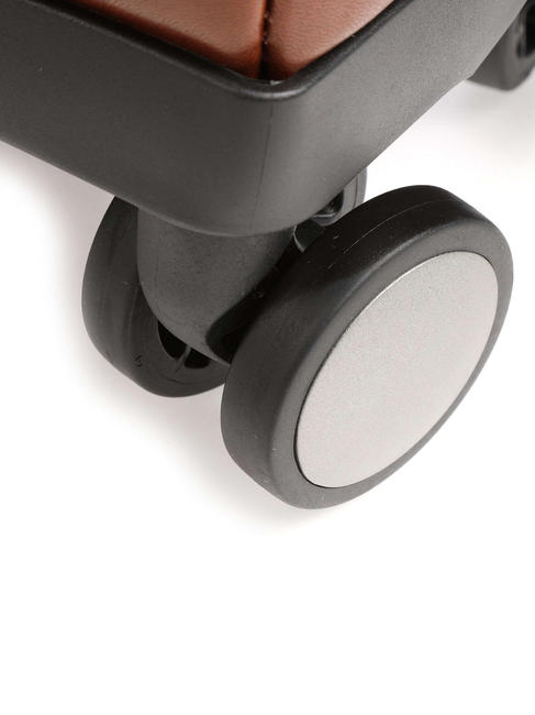 STORY Handgepäckwagen aus Leder BRAUN - Handgepäck