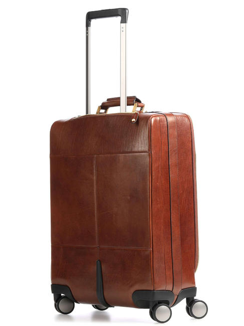 STORY Handgepäckwagen aus Leder BRAUN - Handgepäck