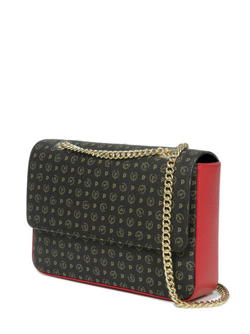 HERITAGE CLASSIC Umhängetasche, Umhängetasche schwarzer Lack - Damentaschen