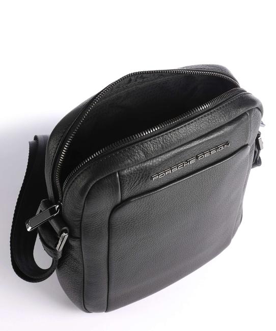ROADSTER XS Ledertasche Schwarz - Umh&auml;ngetaschen Herren