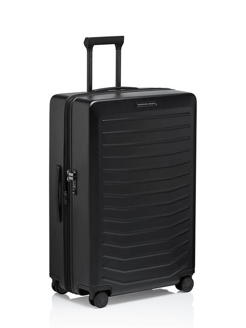 ROADSTER Gro&szlig;er Trolley, erweiterbar Schwarz - Harte Trolleys
