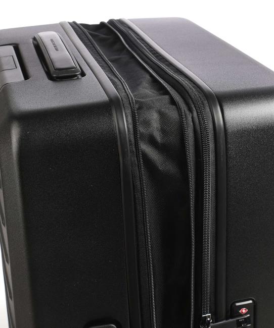 ROADSTER Mittlerer Trolley, erweiterbar Schwarz - Harte Trolleys