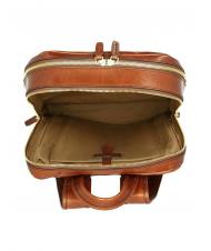 THE BRIDGE VESPUCCI Laptop-Rucksack aus Leder BRAUN - PC-Rucksäcke - 4