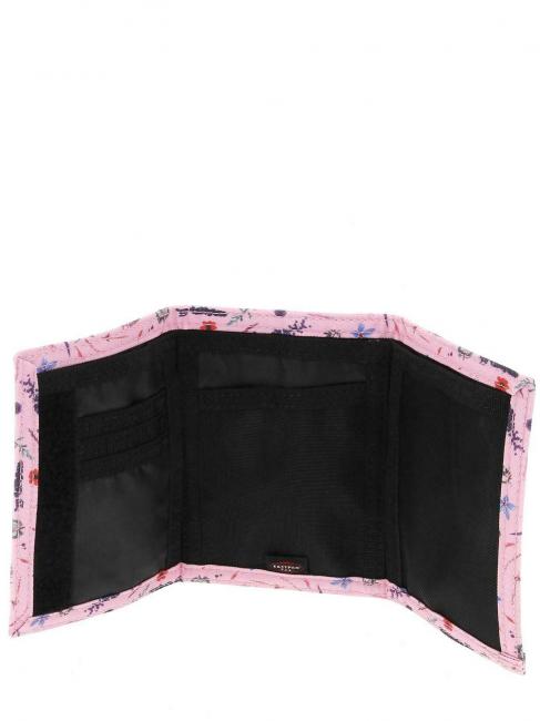 CREW Geldb&ouml;rse mit Klettverschluss Kr&auml;uter rosa - Brieftaschen Herren