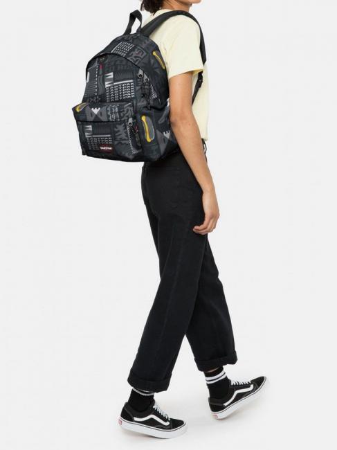 PADDED PAKR Rucksack Wandkunst schwarz - Rucks&auml;cke f&uuml;r Schule &amp; Freizeit