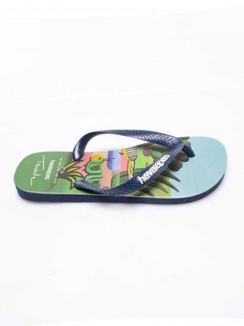 RETRATOS Flip-Flops mit Geschenkbox Navy blau - Schuhe Unisex