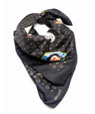 POLLINI PATCH Bedrucktes Foulard Schwarz - Schals - 2