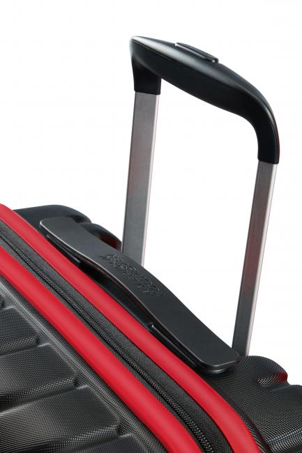 SMARTFLY 24IN Mittlerer Spinner-Trolley Schwarz - Harte Trolleys