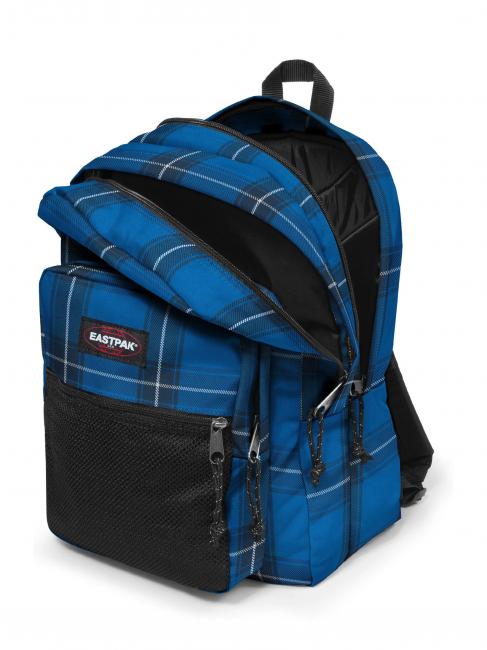 PINNACLE Rucksack blau gecheckt - Rucks&auml;cke f&uuml;r Schule &amp; Freizeit