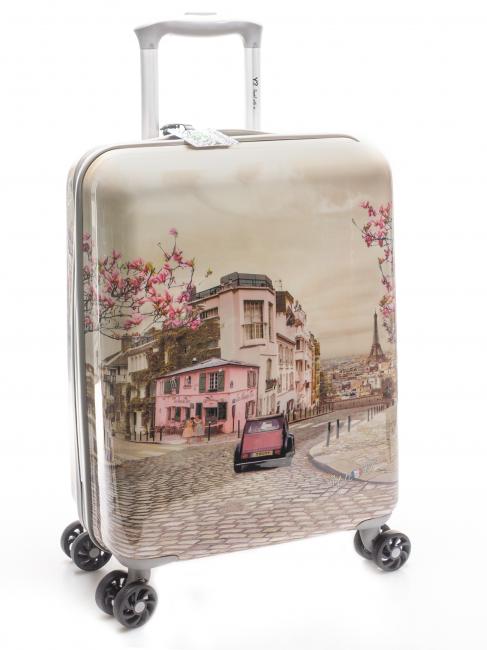 PRINT CASE Trolley f&uuml;r Handgep&auml;ck Paris Charleston - Handgep&auml;ck