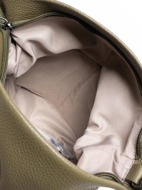 Mellow MELLOW Multifunktionale Ledertasche MILIT&Auml;R-OLIVE - Damentaschen