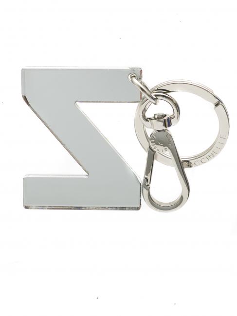 LETTERA Z Schl&uuml;sselanh&auml;nger aus Plexiglas und Metall SILBER - Schl&uuml;sselanh&auml;nger und Schl&uuml;sseletuis