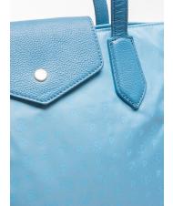 POLLINI HERITAGE SOFT Einkaufstasche, mit Schultergurt Hellblau - Damentaschen - 2
