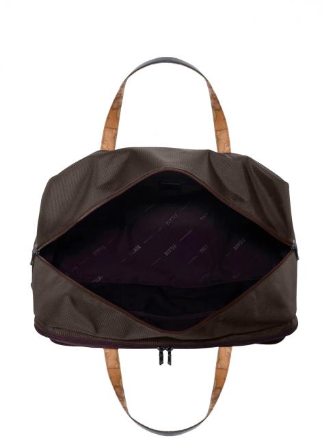 WORK WAY Reisetasche mit Schultergurt dunkelbraun - Reisetaschen