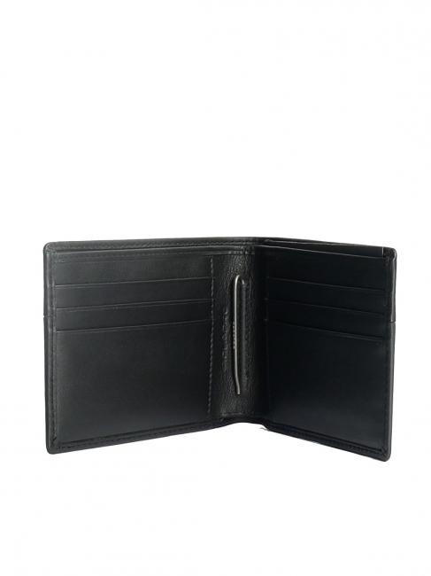 URBAN Horizontale Geldb&ouml;rse aus Leder Schwarz - Brieftaschen Herren