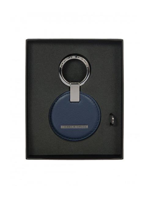 CIRCLE Schlüsselanhänger aus Leder Blau - Schlüsselanhänger und Schlüsseletuis
