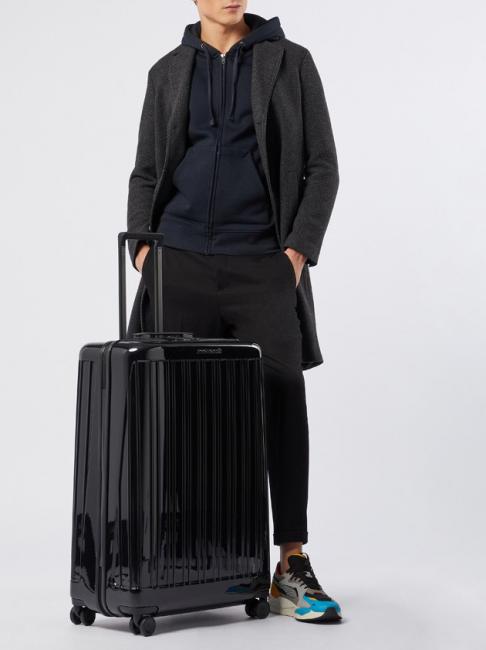 SEEKER Gro&szlig;er Trolley 75cm Schwarz - Harte Trolleys