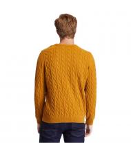TIMBERLAND P-B LAMBWOOL Pullover mit Rundhalsausschnitt aus Wollmischung Weizenstiefel - Herrenpullover - 2