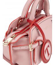 TRUSSARDI GITA Bicolor Handmikrotasche mit Schultergurt rosa Bonbon / rot - Damentaschen - 4