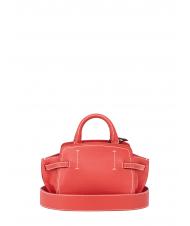 TRUSSARDI GITA Bicolor Handmikrotasche mit Schultergurt Koralle / Bordeaux - Damentaschen - 2