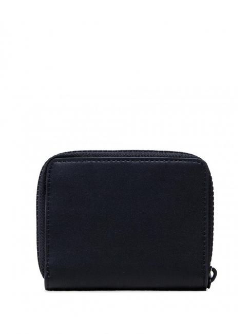 TJW Kleines Portemonnaie mit Rei&szlig;verschluss Schwarz - Brieftaschen Damen