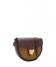 COCCINELLE BEAT Paglia Mini-Schultertasche Schokolade / Karamell - Damentaschen - 2