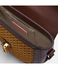 COCCINELLE BEAT Paglia Mini-Schultertasche Schokolade / Karamell - Damentaschen - 3