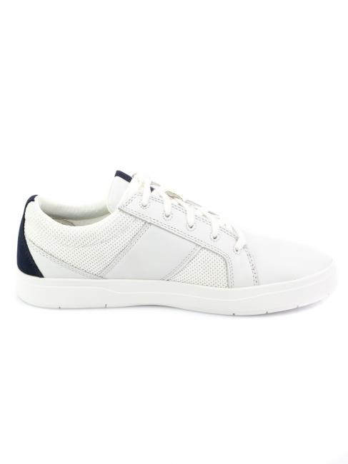 DAVIS SQUARE Turnschuhe aus recyceltem Stoff Wei&szlig; - Herrenschuhe