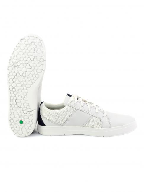 DAVIS SQUARE Turnschuhe aus recyceltem Stoff Wei&szlig; - Herrenschuhe