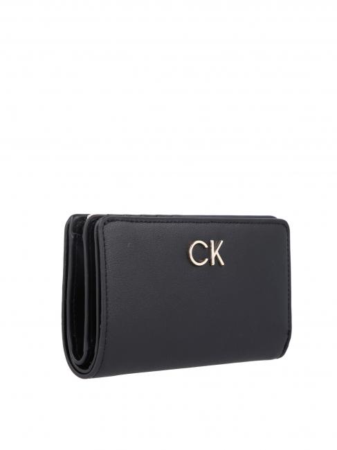 RE-LOCK FRENCH Mittlere Brieftasche ckschwarz - Brieftaschen Damen