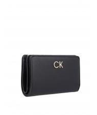 CALVIN KLEIN RE-LOCK FRENCH Mittlere Brieftasche ckschwarz - Brieftaschen Damen - 4