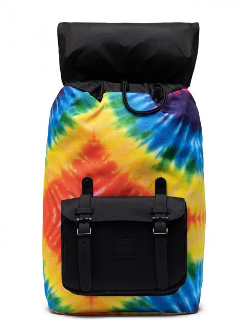 Rucksack LITTLE AMERICA MID VOLUME-Modell, 13 "PC-Halter Regenbogen-Krawattenfarbe - Rucks&auml;cke f&uuml;r Schule &amp; Freizeit