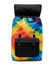 HERSCHEL Rucksack LITTLE AMERICA MID VOLUME-Modell, 13 "PC-Halter Regenbogen-Krawattenfarbe - Rucks&auml;cke f&uuml;r Schule &amp; Freizeit - 3