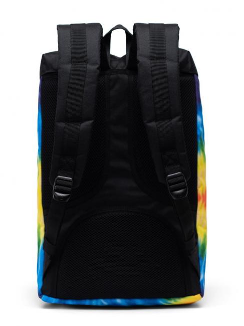 Rucksack LITTLE AMERICA MID VOLUME-Modell, 13 "PC-Halter Regenbogen-Krawattenfarbe - Rucks&auml;cke f&uuml;r Schule &amp; Freizeit