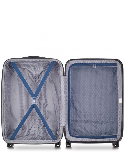 AIR ARMOUR Mittlerer Spinner Trolley, erweiterbar Nachtblau - Harte Trolleys