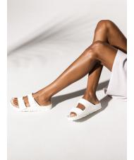 BIRKENSTOCK arizona eva Sandale ciabatta gomma Sandale aus Gummi Weiß - Damenschuhe - 7