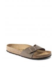 BIRKENSTOCK MADRID BIRKIBUC Pantoffel-Sandale Mokka - Schuhe Unisex - 3