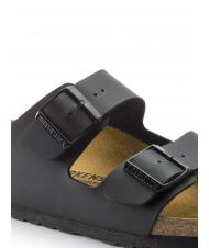 BIRKENSTOCK ARIZONA BIRKO-FLOR Pantoffel-Sandale Schwarz - Schuhe Unisex - 6