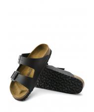 BIRKENSTOCK ARIZONA BIRKO-FLOR Pantoffel-Sandale Schwarz - Schuhe Unisex - 5