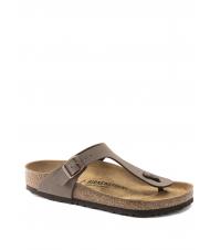 BIRKENSTOCK GIZEH BIRKO-FLOR  Zehenstegsandale Mokka - Schuhe Unisex - 3