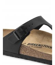 BIRKENSTOCK GIZEH BIRKO-FLOR Zehenstegsandale Schwarz - Schuhe Unisex - 6