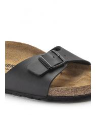 BIRKENSTOCK MADRID BIRKO FLOR Pantoffel-Sandale Schwarz - Schuhe Unisex - 6