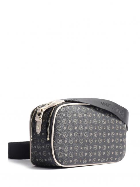 HERITAGE Kameratasche mit Schultergurt schwarz / elfenbein - Damentaschen