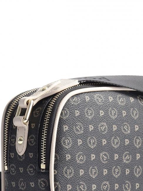 HERITAGE Kameratasche mit Schultergurt schwarz / elfenbein - Damentaschen