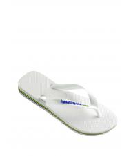 HAVAIANAS BRASIL LOGO Flip-Flops f&uuml;r Herren Wei&szlig; - Schuhe Unisex - 2