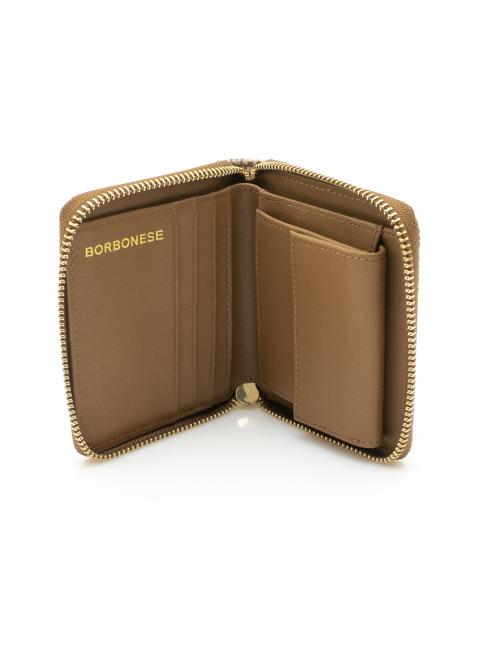 CLASSICA Geldbörse mit mittlerem Reißverschluss beiger Meer - Reisetaschen