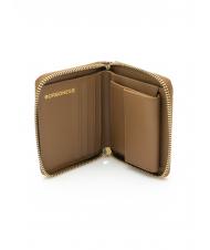 BORBONESE CLASSICA Geldbörse mit mittlerem Reißverschluss beiger Meer - Reisetaschen - 2