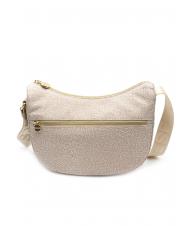 BORBONESE LUNA S Tasche mit Schultergurt Sand - Damentaschen - 4