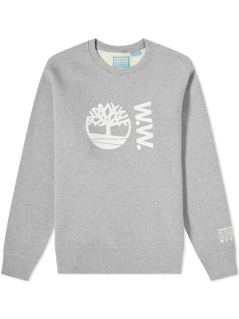 WW SWEAT Sweatshirt mit Rundhalsausschnitt mittelgrau meliert - Sweatshirts Herren