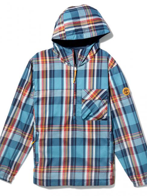 FIELD TRIP PLAID Wendejacke mit Kapuze adria / blau / yd - Herrenjacken